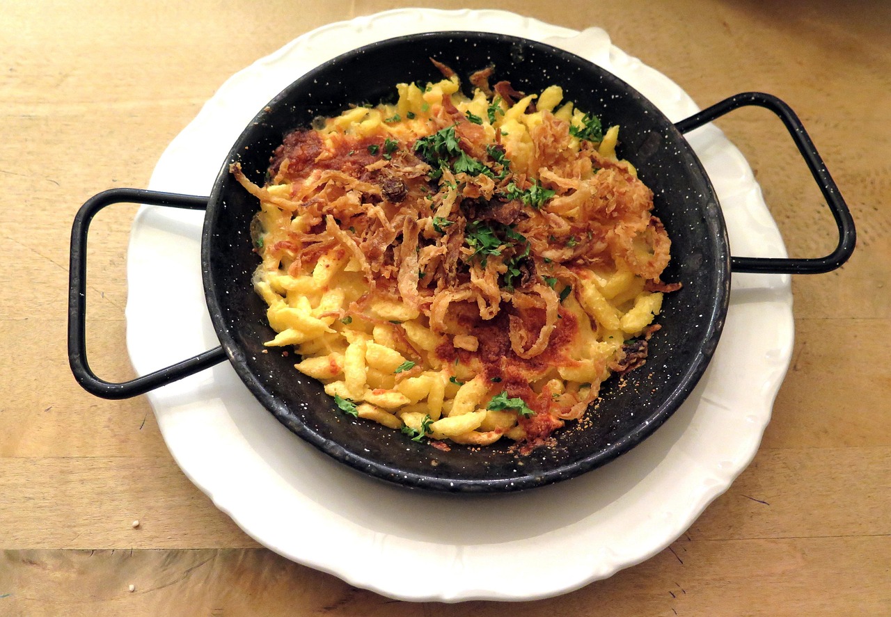 Foto von Käsespätzle im Chat